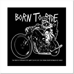 Born to Ride Posters and Art